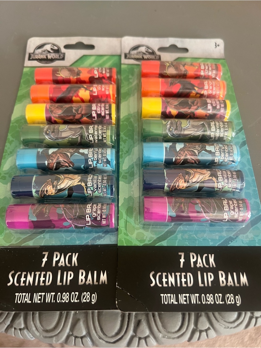 2 7-Pack Scented Lip Balm - Assorted Colors